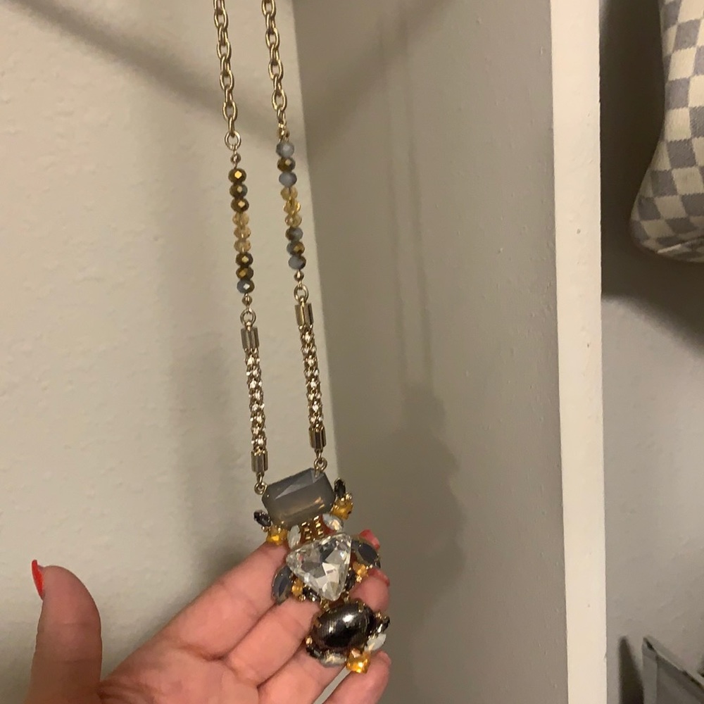 The limited long jeweled necklace